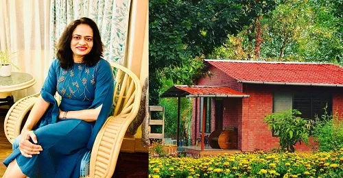 Sarita Dhanaavade from Mumbai has made Kisan Eco Framstay.