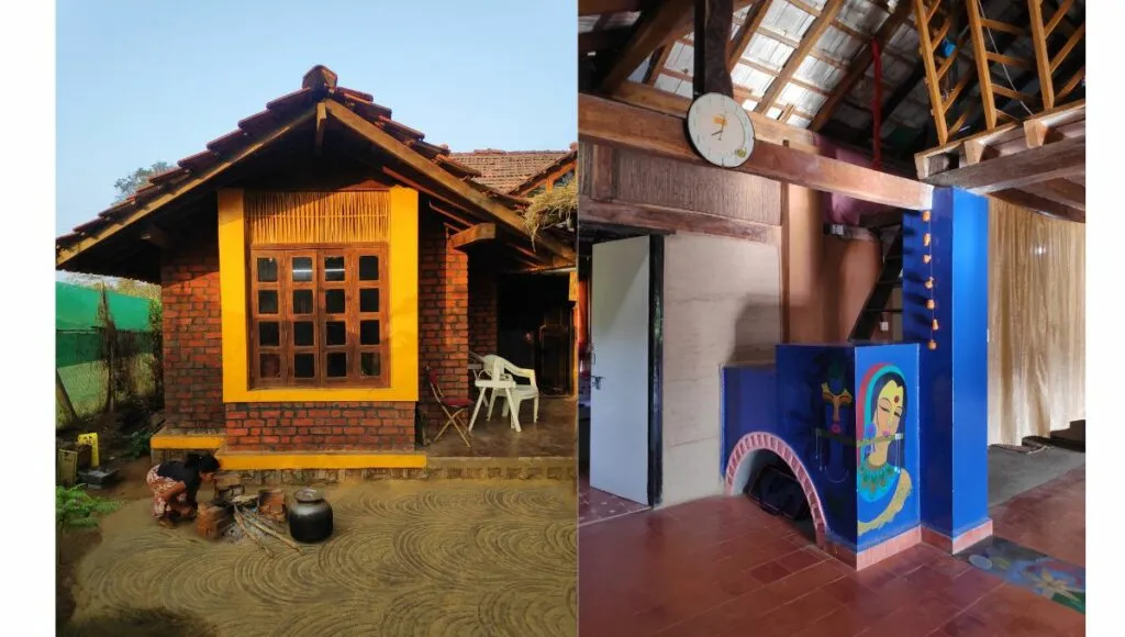 Adivasi village home. 