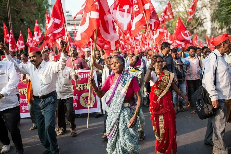 Farmers protest