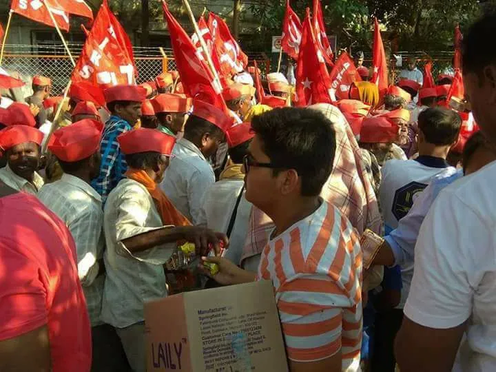 Farmers protest