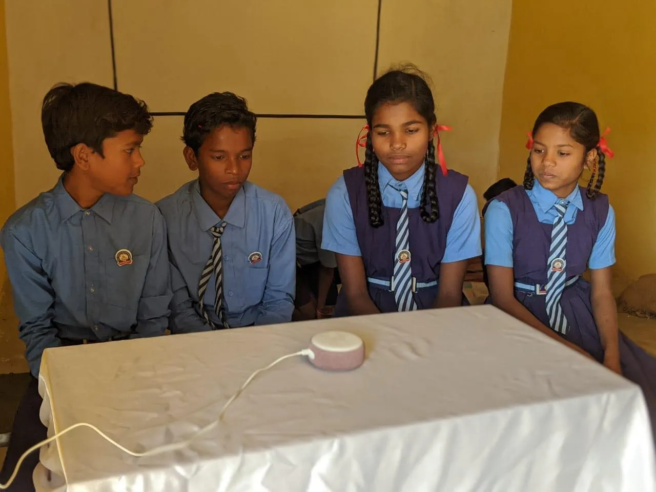 Alexa in Bastar Govt school
