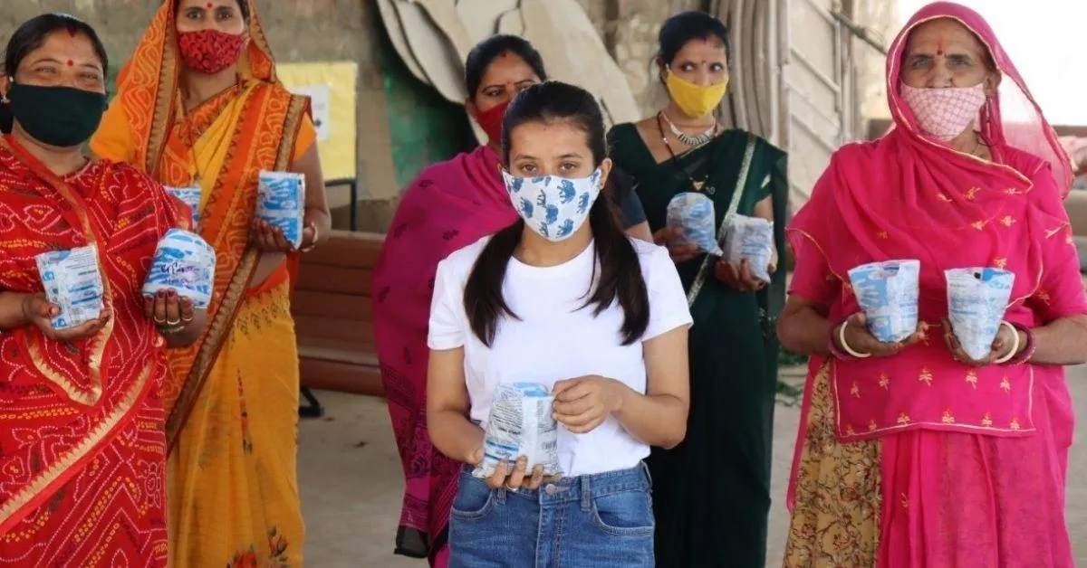 Nisha conducted workshops for underprivileged women Of Jaipur, Rajasthan on how to grow microgreens at home