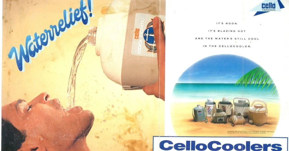 Cello Group water bottles.