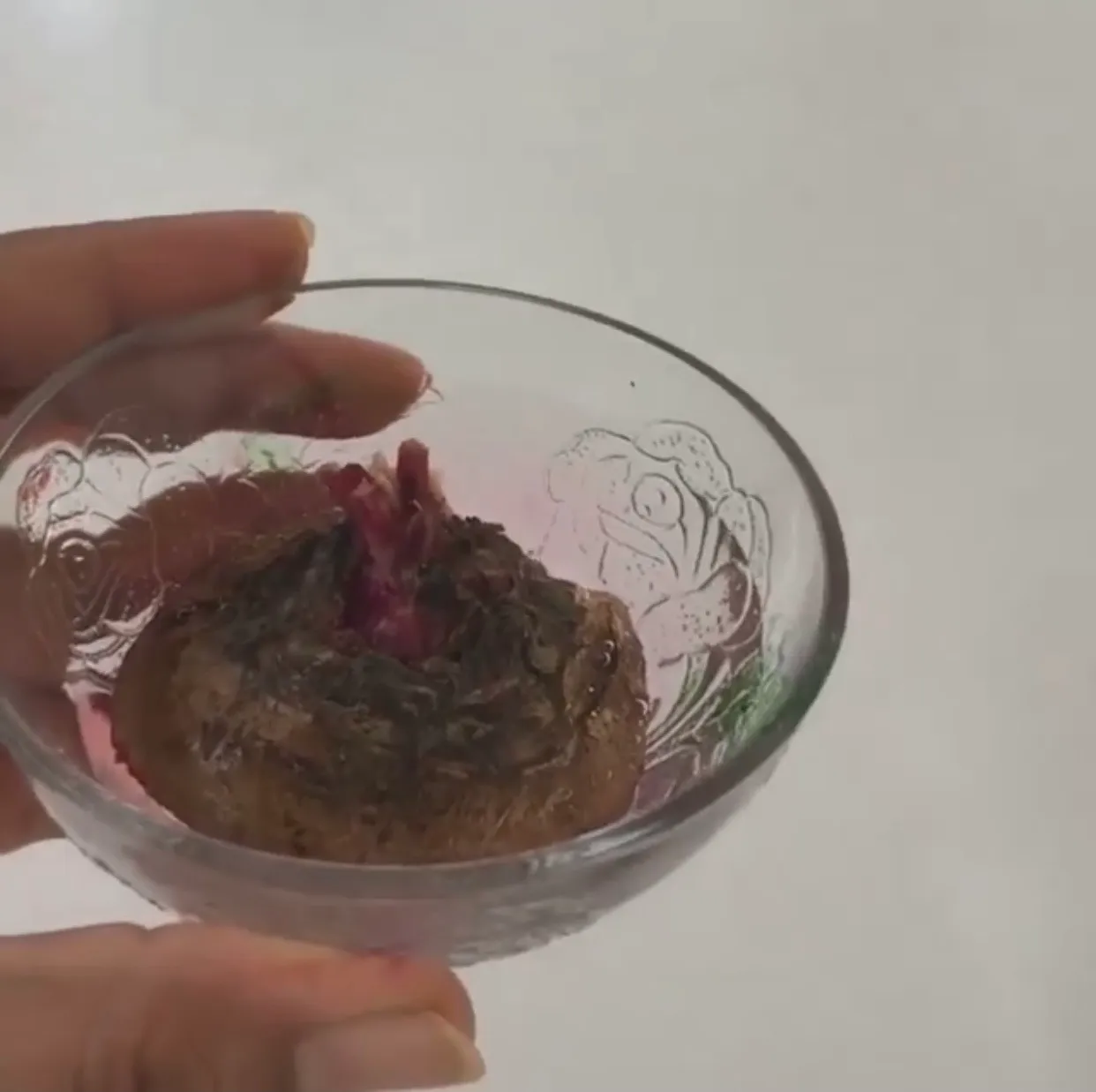 beetroot slice in a bowl with little water