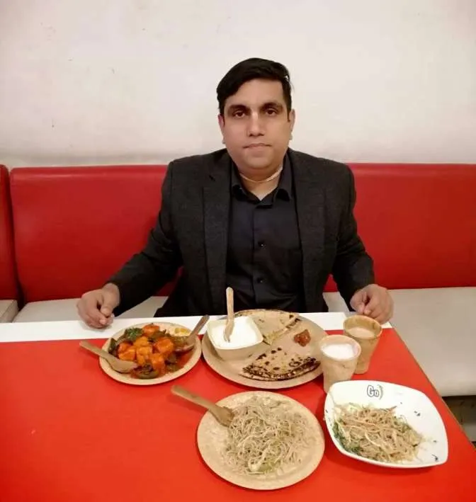 Attaware founder with all the different Edible Cutlery products