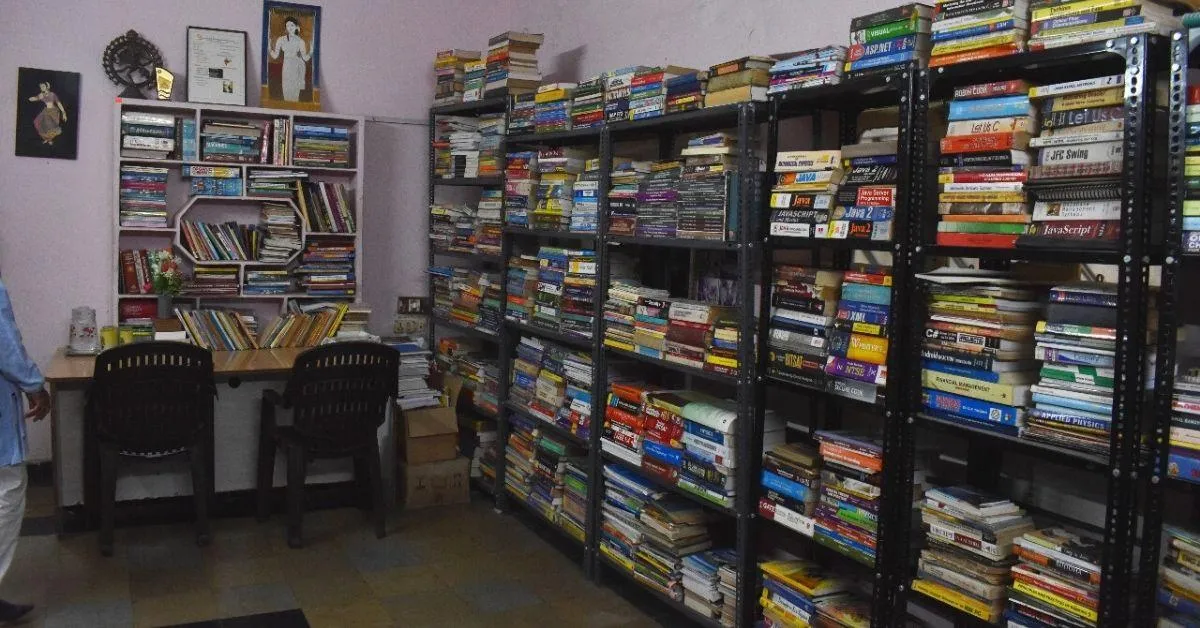 Library at Open house Andari Illu Hyderabad