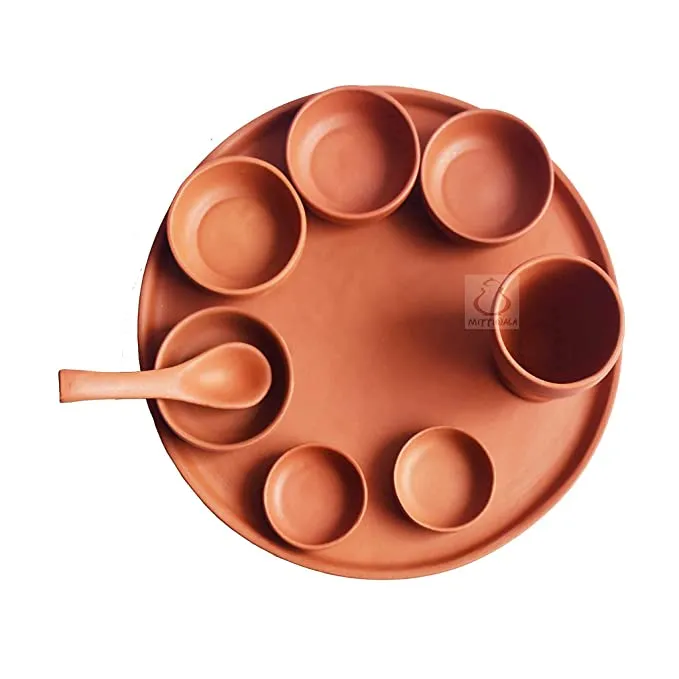 Clay Thali Set : Terracotta Utensil