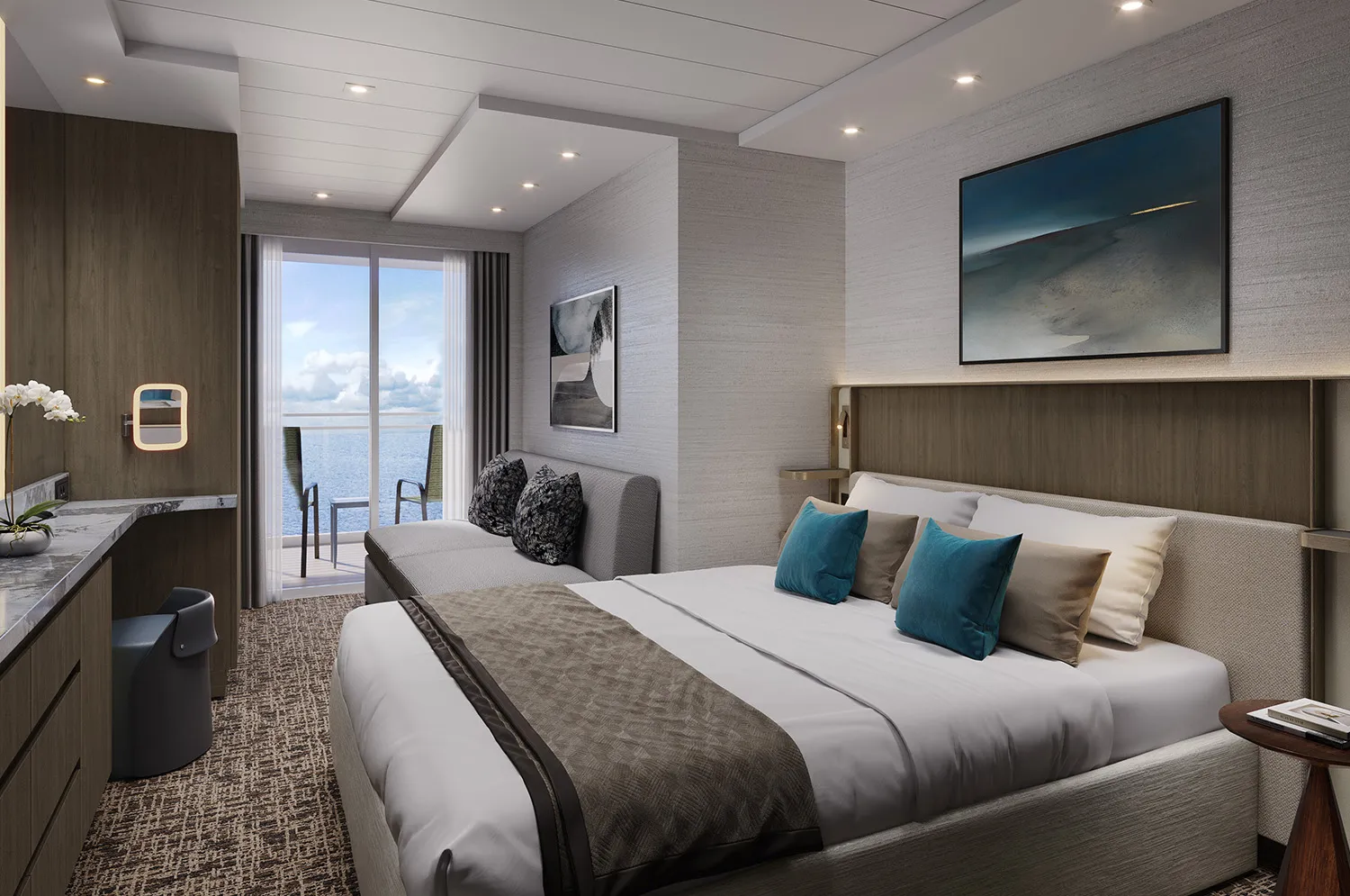 Norwegian Epic Balcony Bedroom