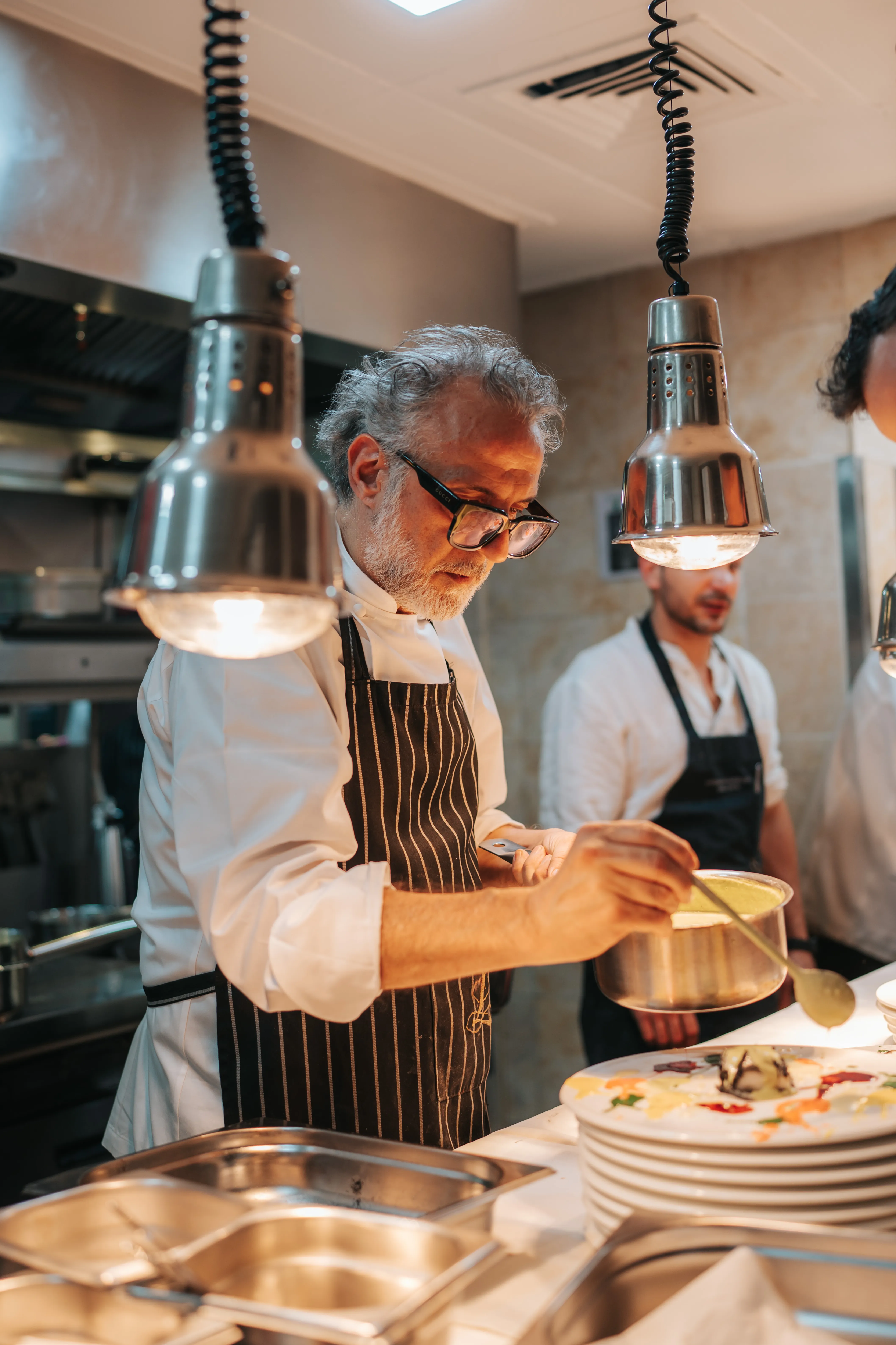Maestro Massimo Bottura in action
