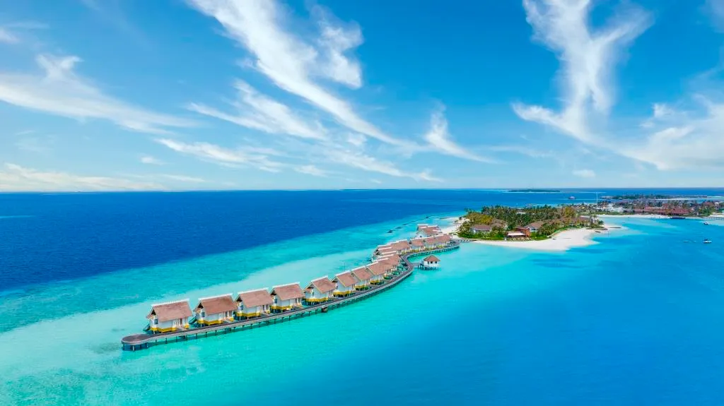 SAii Lagoon Maldives Curio Collection by Hilton Resort Aerial