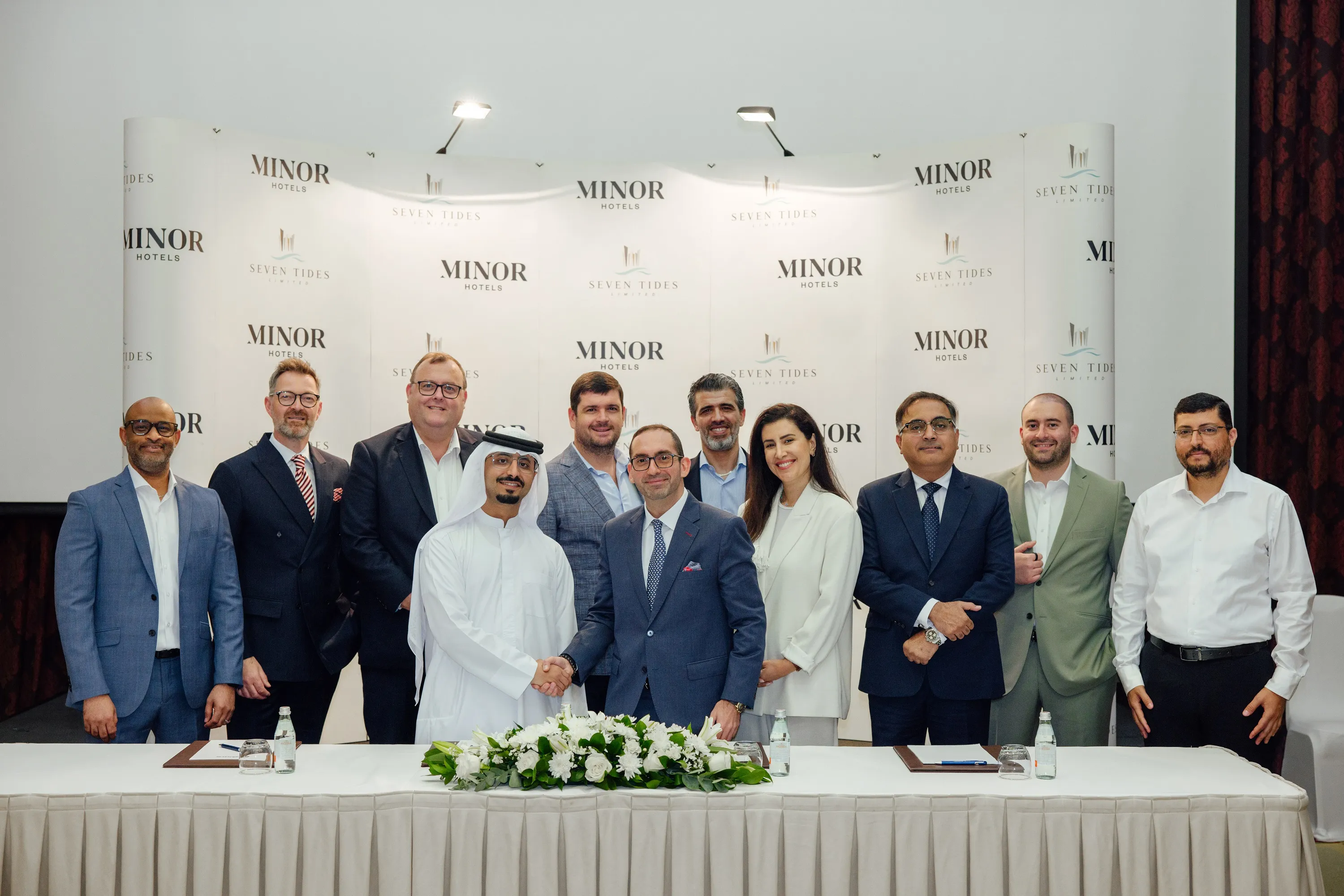 Minor Hotels and Seven Tides Signing Ceremony - Full Teams