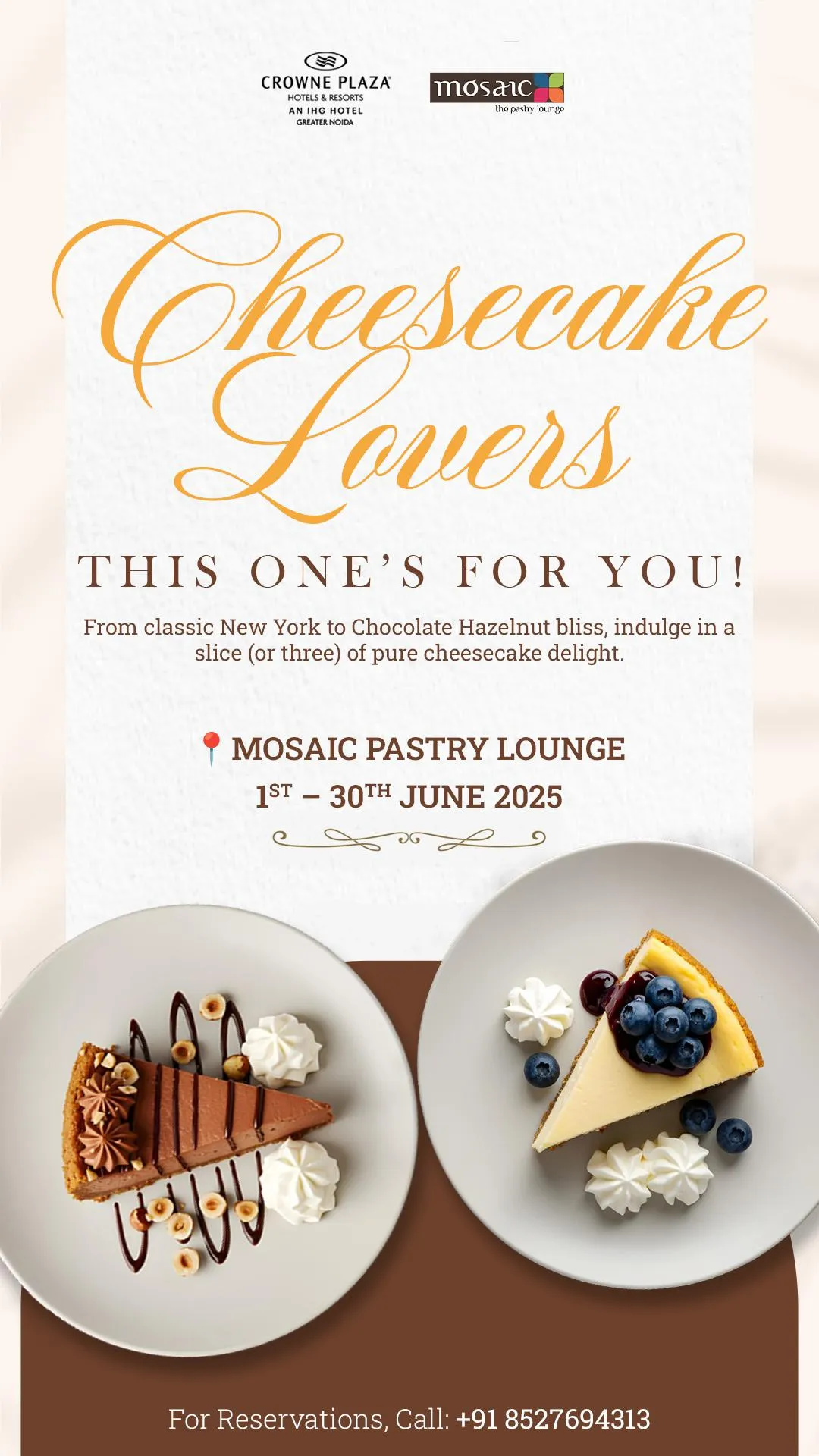 CheesecakeMosaic Pastry Lounge
