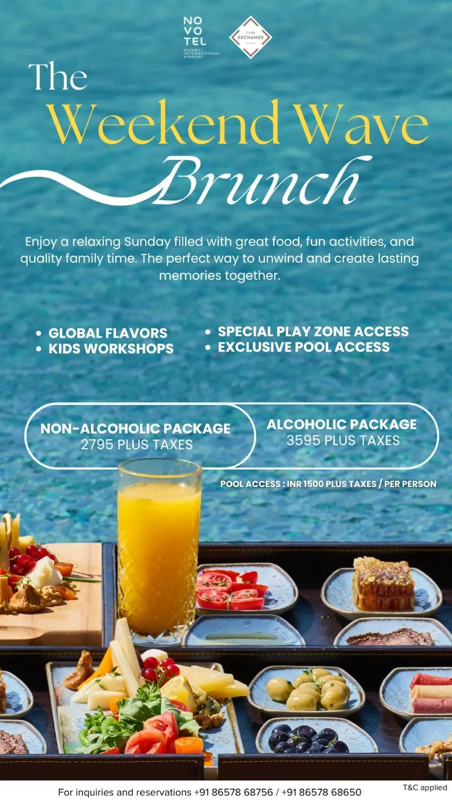 Novotel Mumbai International Airpoert Wave brunch