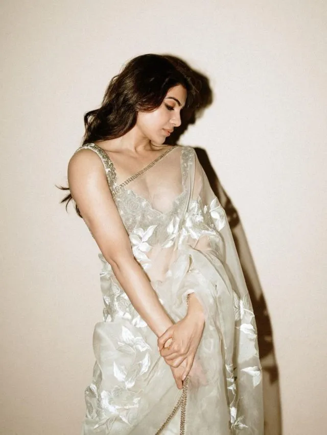 આરપાર દેખાય એવી સાડીમાં સામંથાએ બતાવ્યો સ્ટનિંગ અવતાર