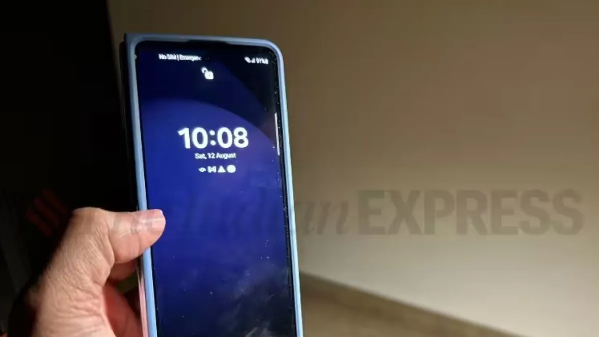 Samsung Galaxy Z Fold5 review(Image credit: (Nandagopal Rajan/The Indian Express)