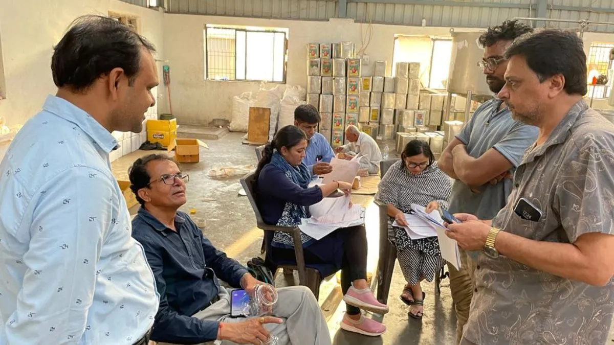 Junagadh - Raid on fake ghee factory