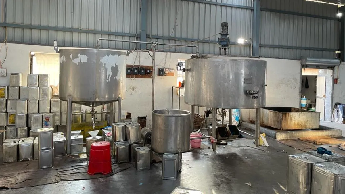 Raid on fake ghee factory
