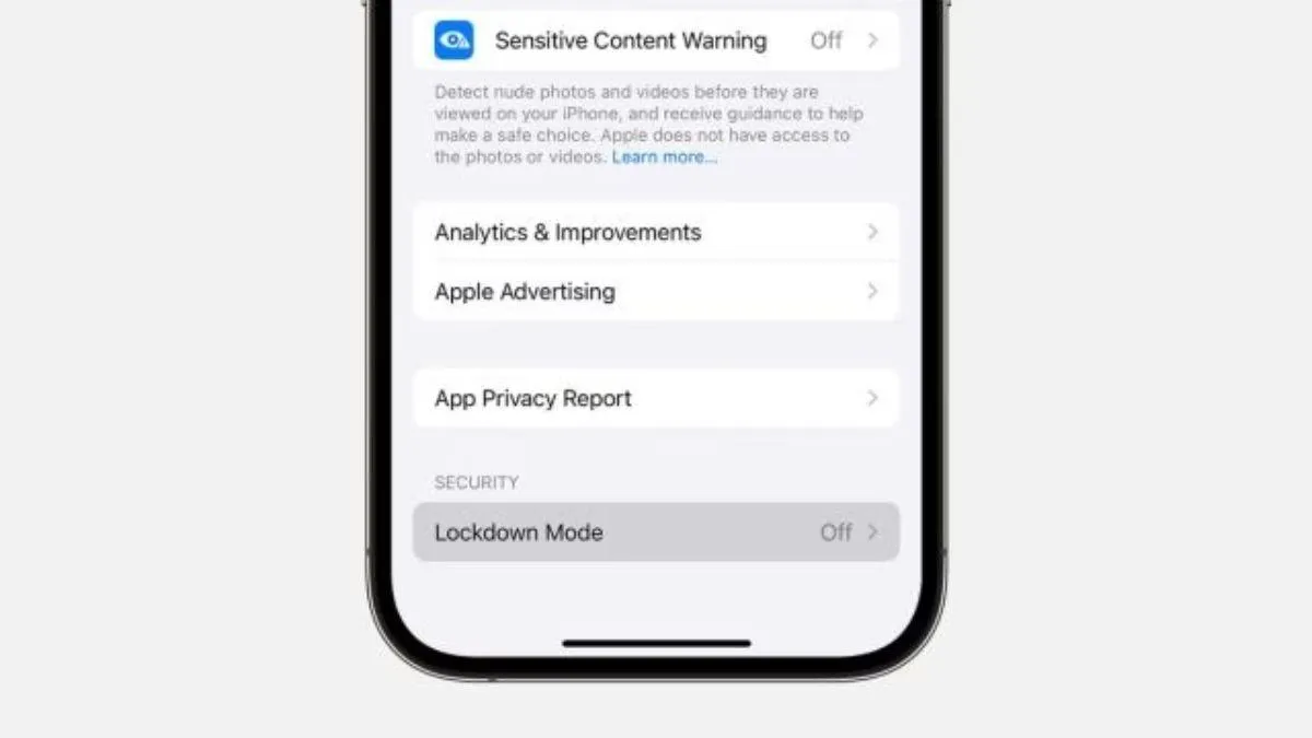 એપલ લોકડાઉન મોડ