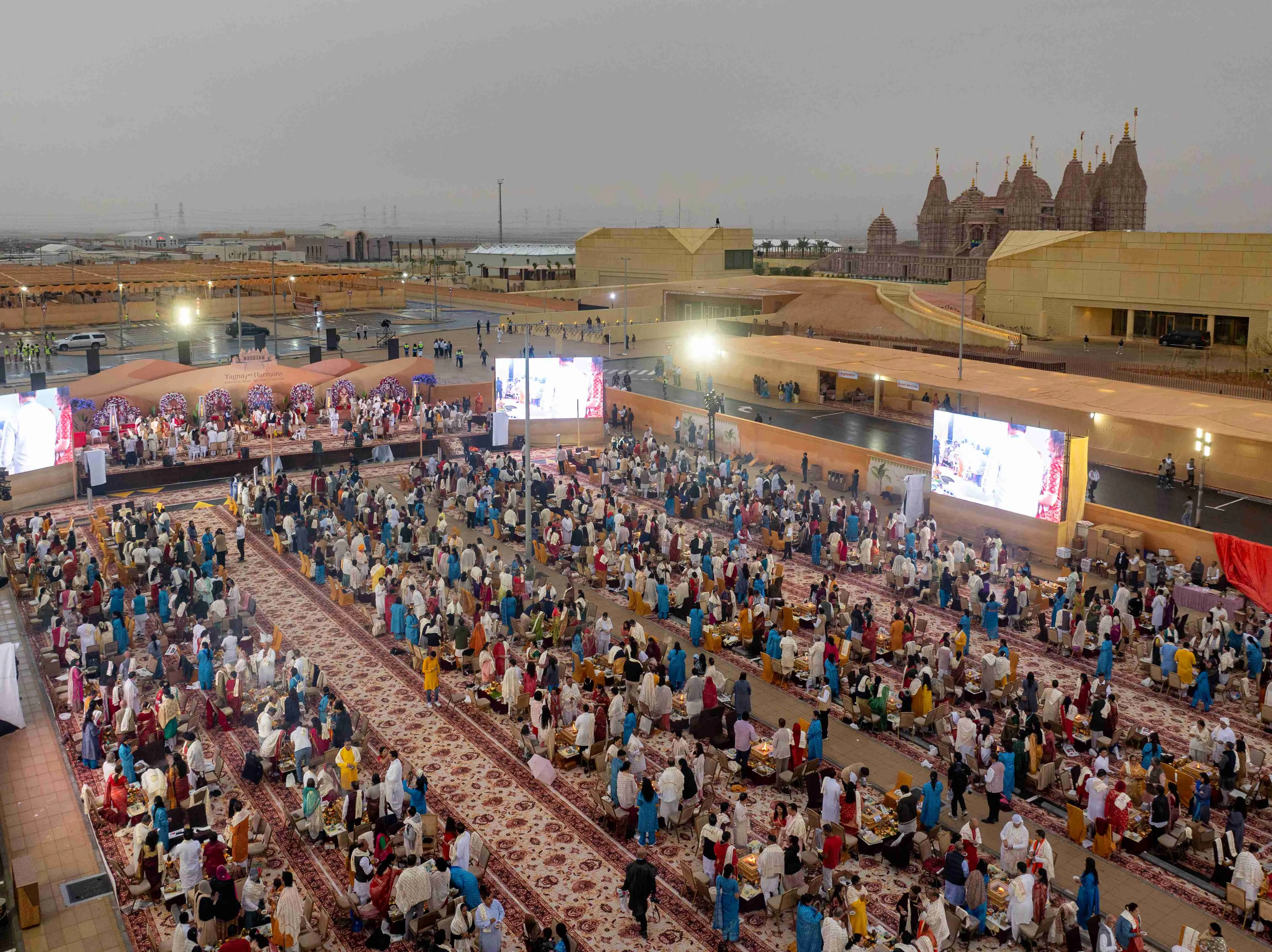 BAPS Hindu Mandir Abu Dhabi Pran Pratishtha Mohotsav