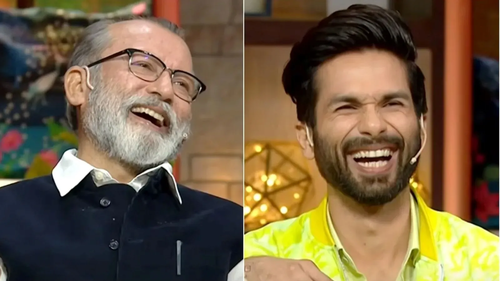 Actor Pankaj Kapoor with son Shahid Kapoor