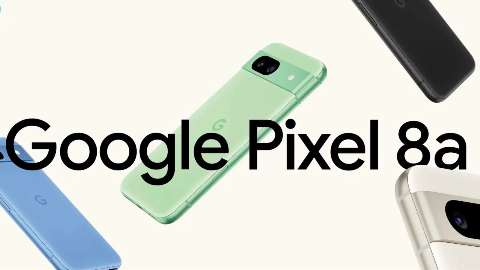 Google Pixel 8a in multiple color