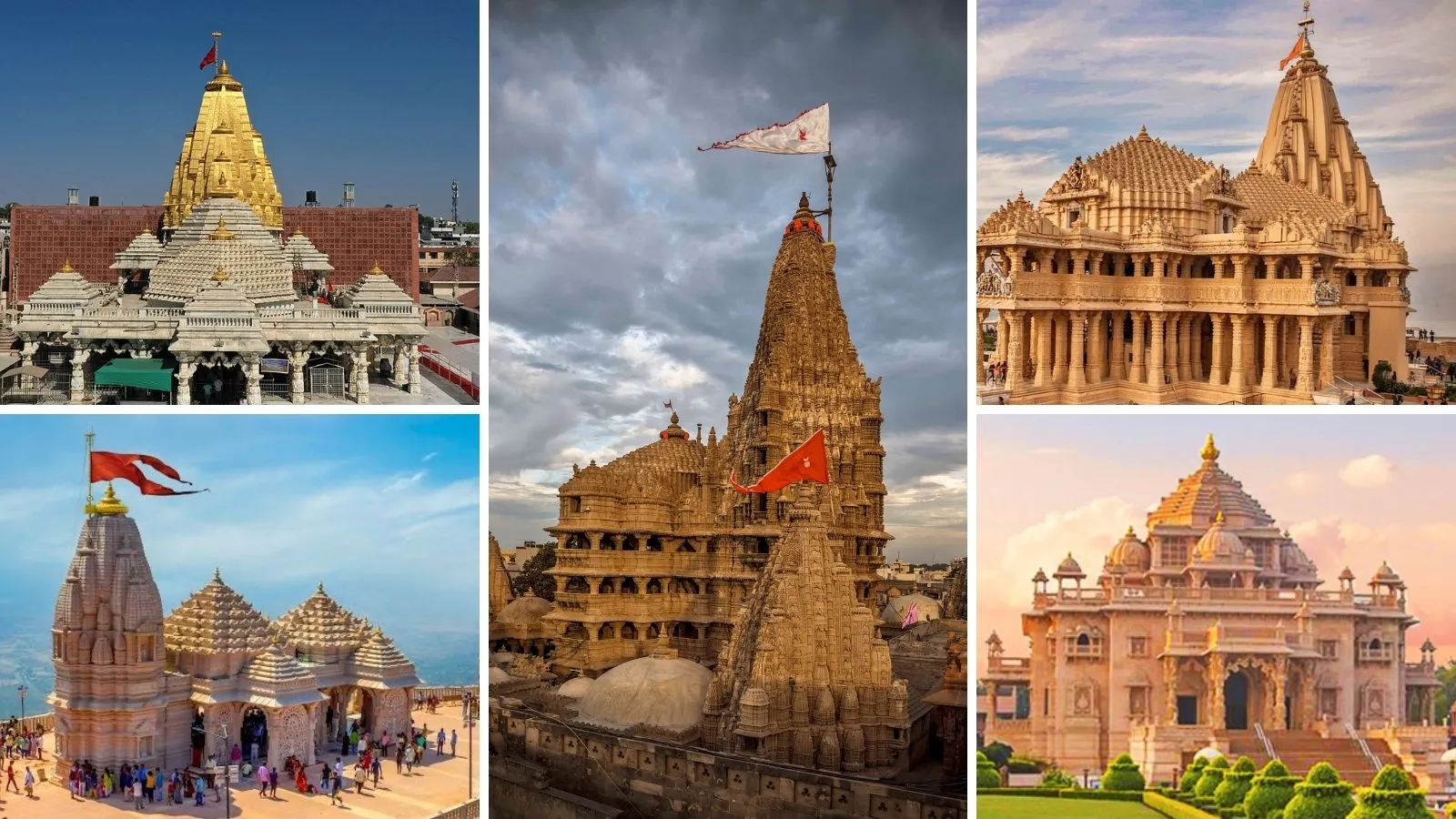 top 10 temple places in Gujarat | Somnath temple | ambaji templa | pavagadh temple | dwarkadhish temple | akshardham temple