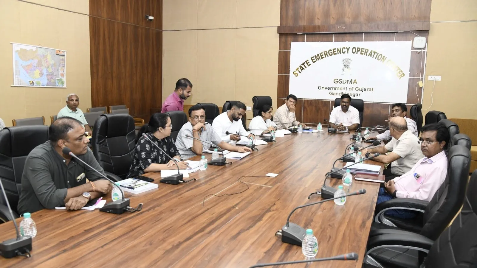 સ્ટેટ ઈમરજન્સી ઓપરેશન સેન્ટર બેઠક