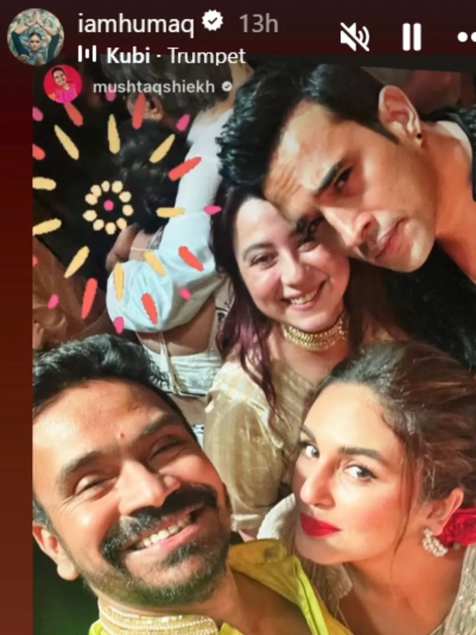 Rachit Singh with Huma qureshi