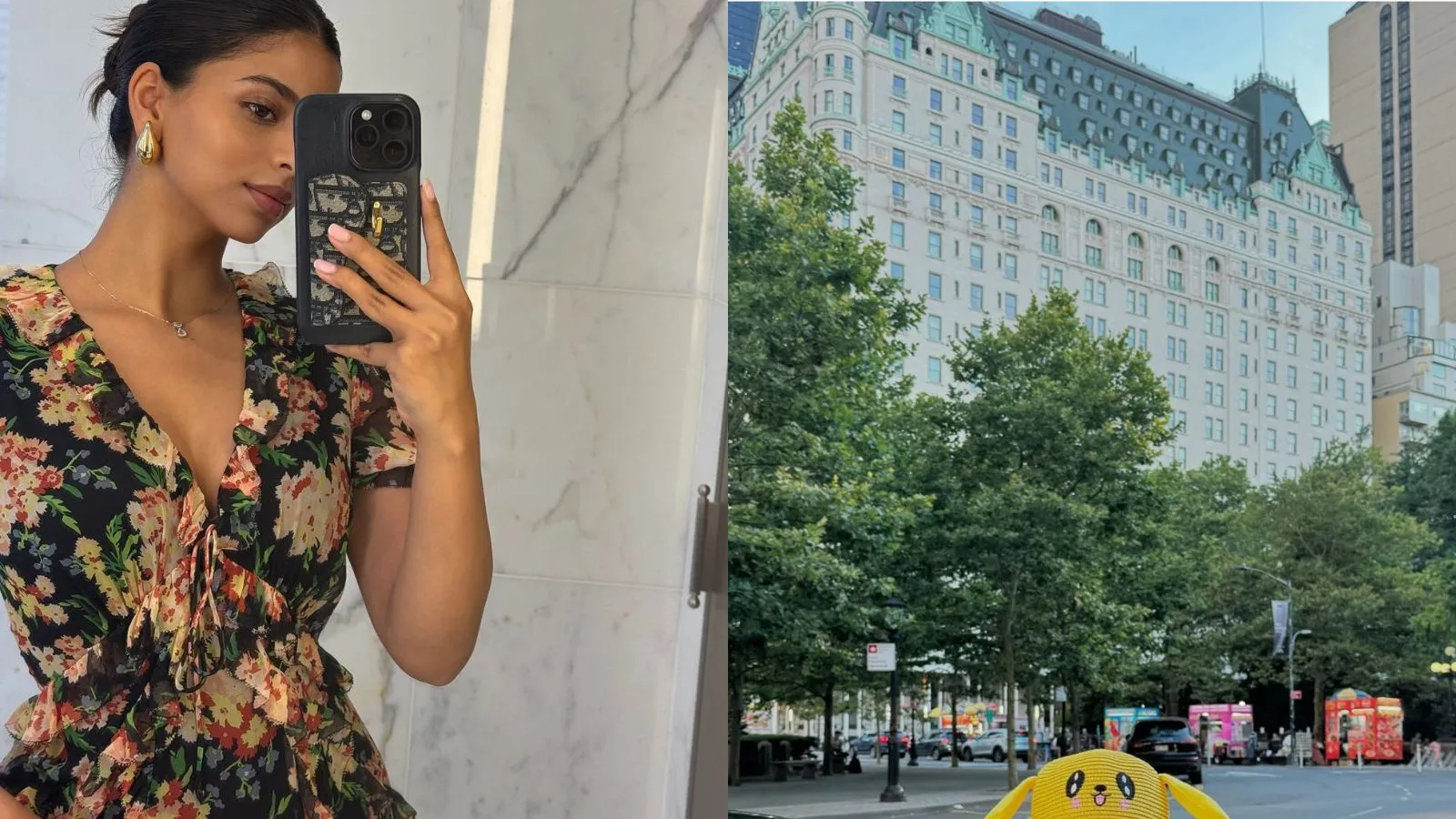 Suhana Khan in New York