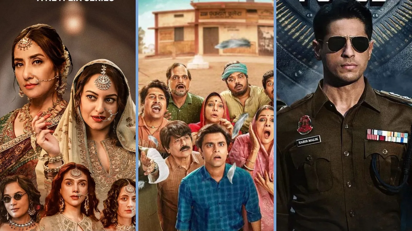 heeramandi | panchayat 3 | indian police force | ott web series | most watched web series film on ott in 2024 | ott report 2024 india