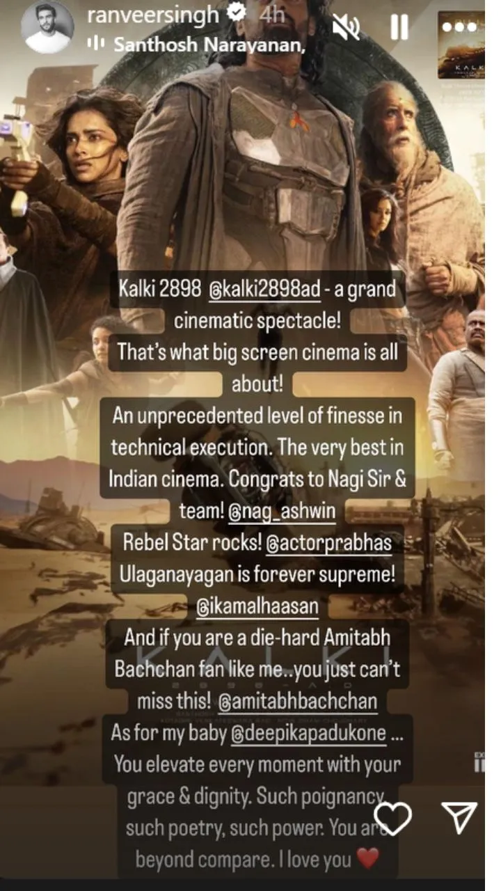 ranveer singh Kalki 2898 AD review