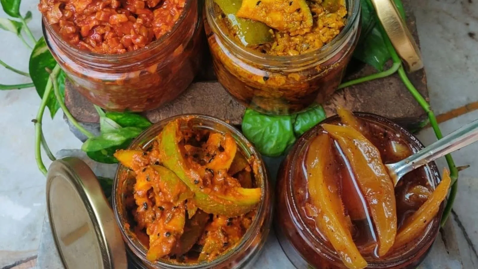 recipes, row mango, Raw mango marmalade, mango pickle,
