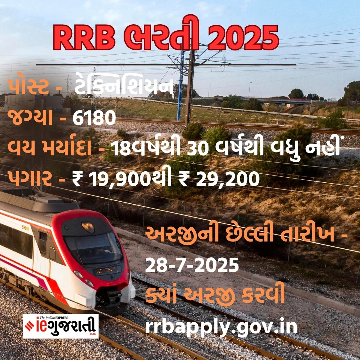 RRB Technician Recruitment 2025
