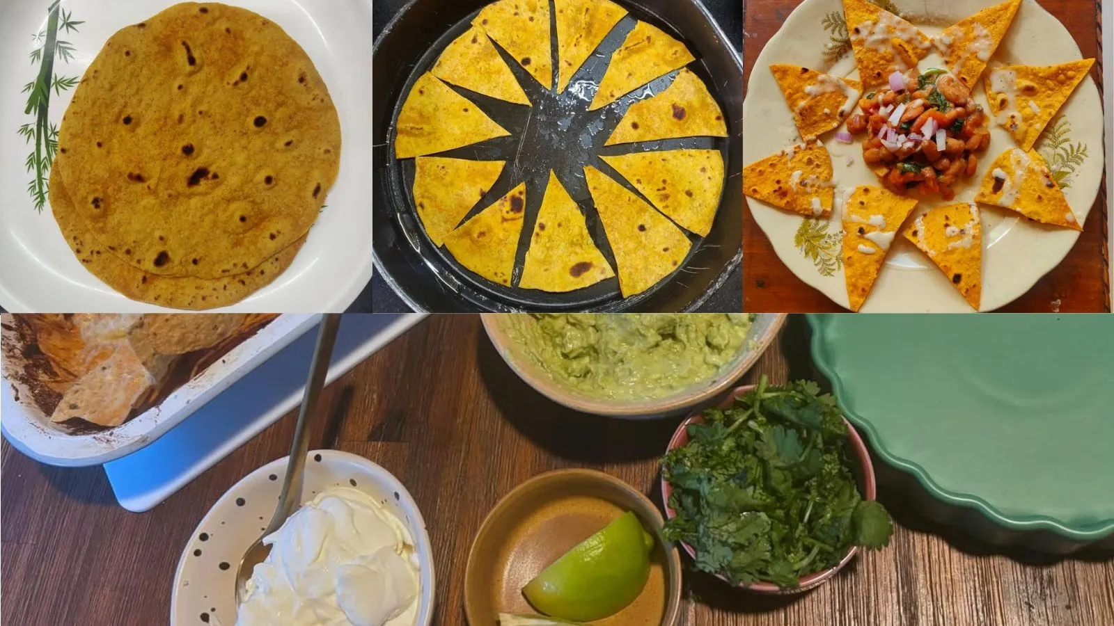 leftover roti nachos recipe, nachos recipe