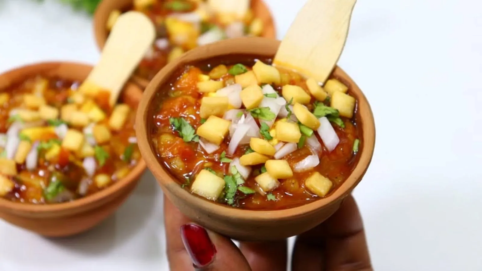 homemade tomato chaat