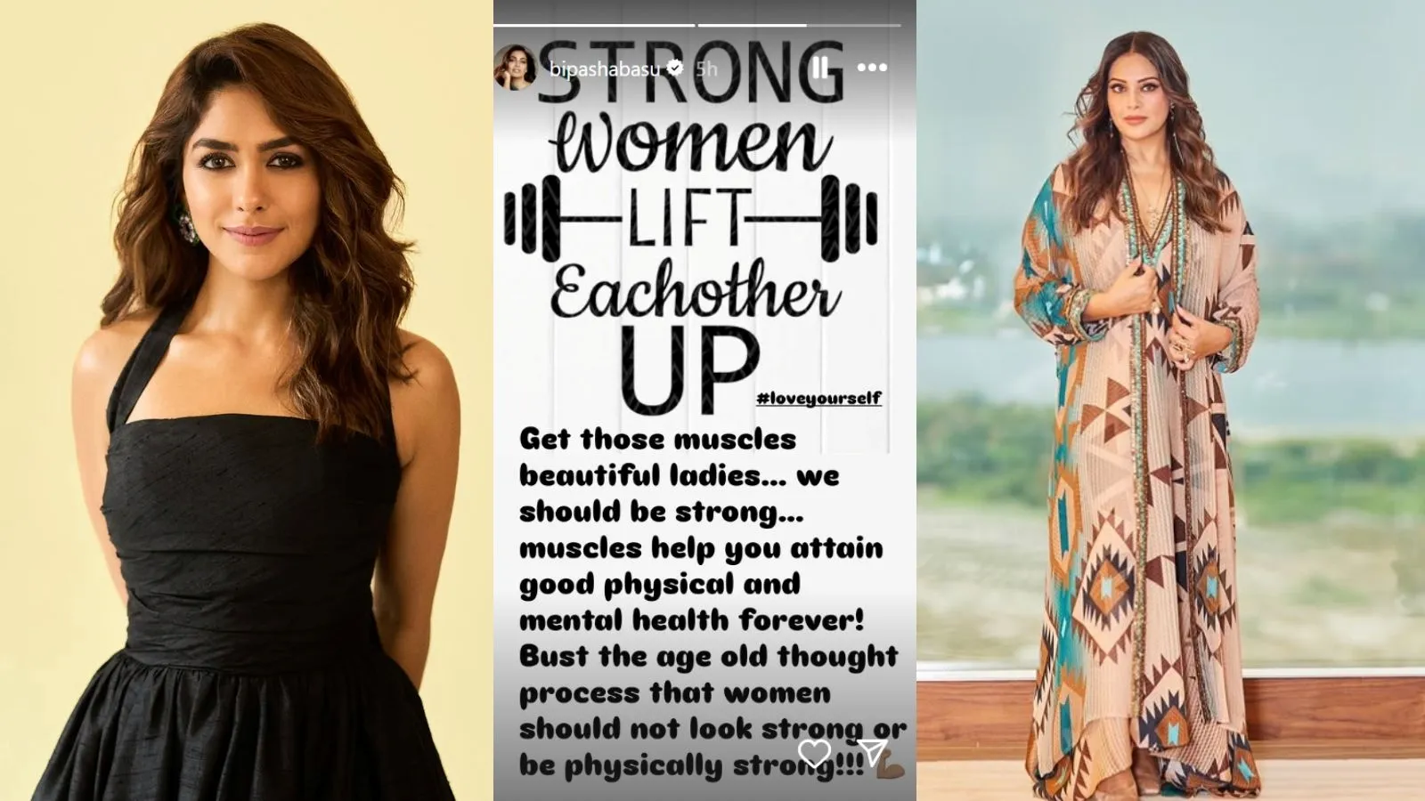 Bipasha Basu, Mrunal Thakur, body shaming