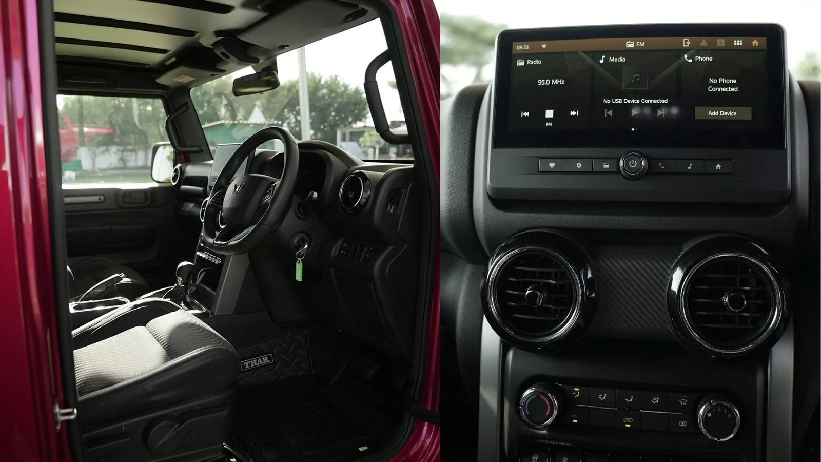 mahindra thar 2025 price features