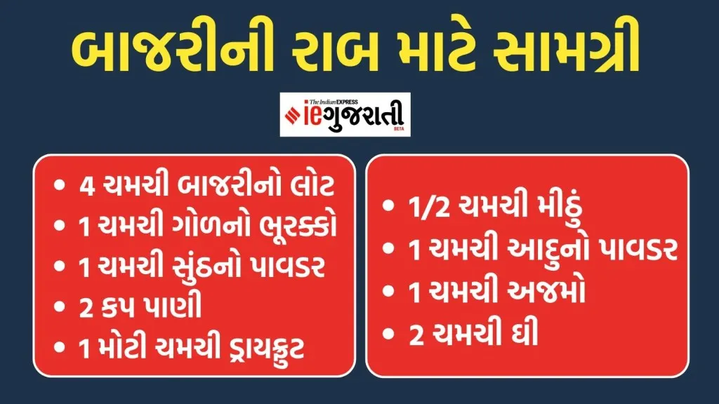 Bajri raab recipe Gujarati ma