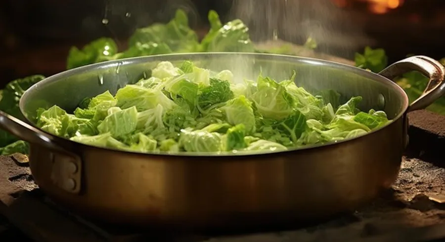 Eating Raw Cabbage