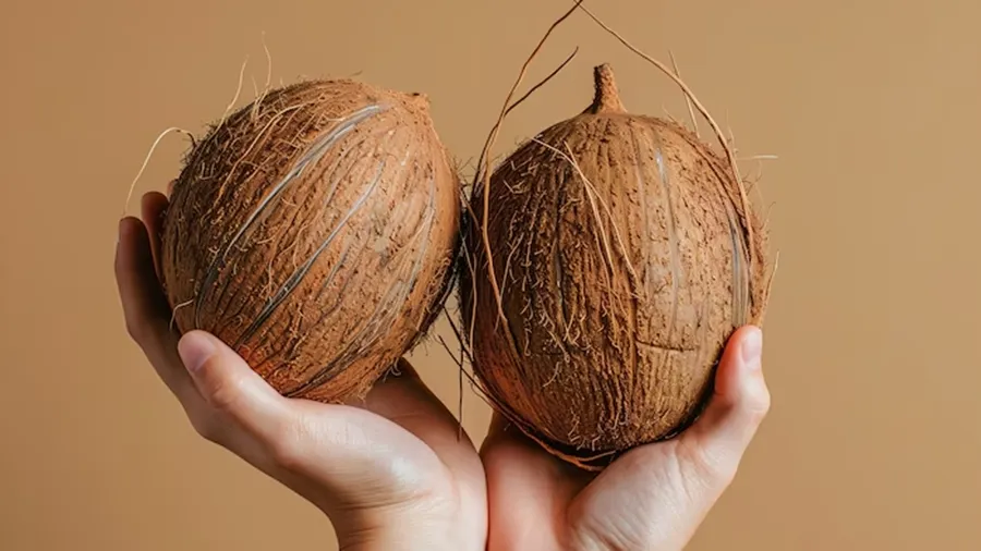 Herbal Hairdye With Coconut Shell 
