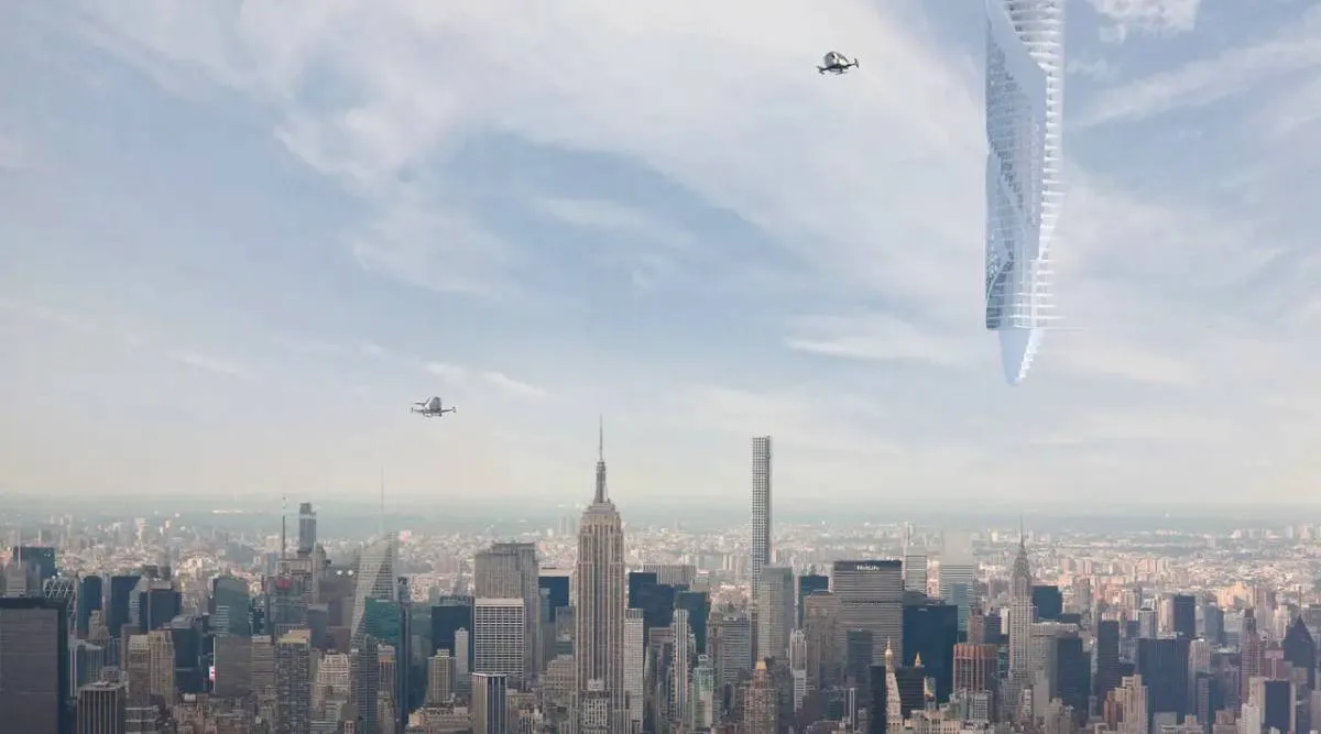 world's first hanging tower