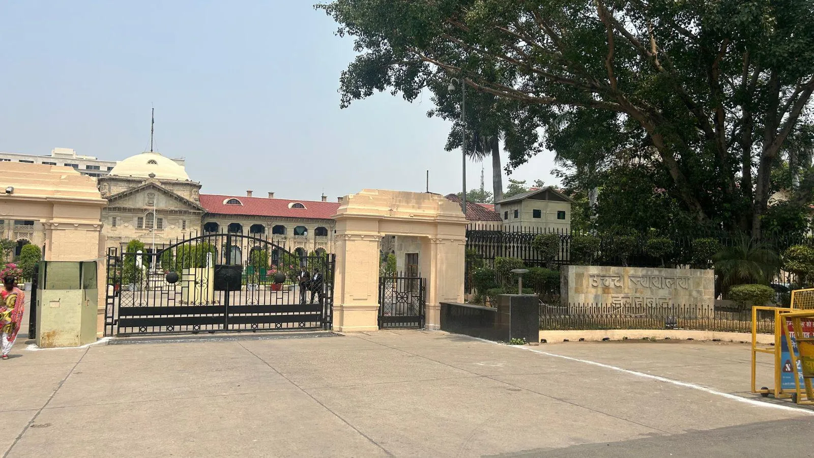 Main entrance of the Allahabad High Court. (Express Photo by Shyamlal Yadav)