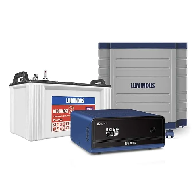 Luminous Inverter & Battery Combo with Trolley for Home, Office & Shops ...