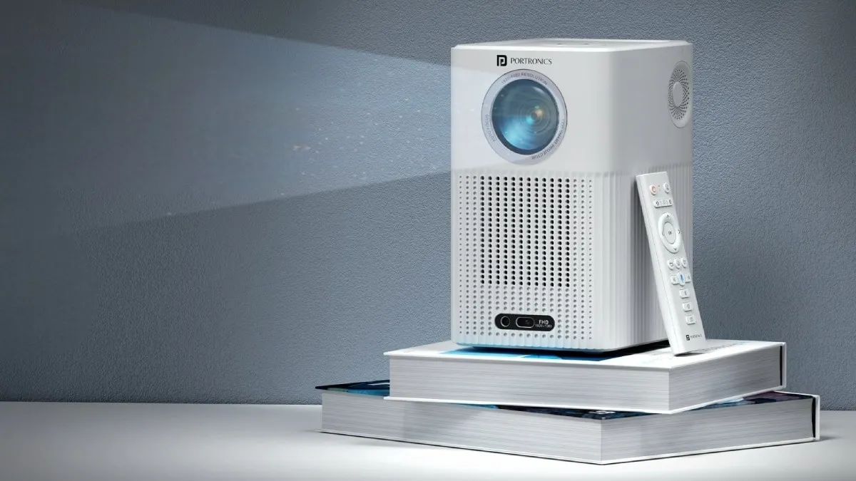 Portronics Beem 500 Smart LED Projector With 6700 Lumens Brightness ...