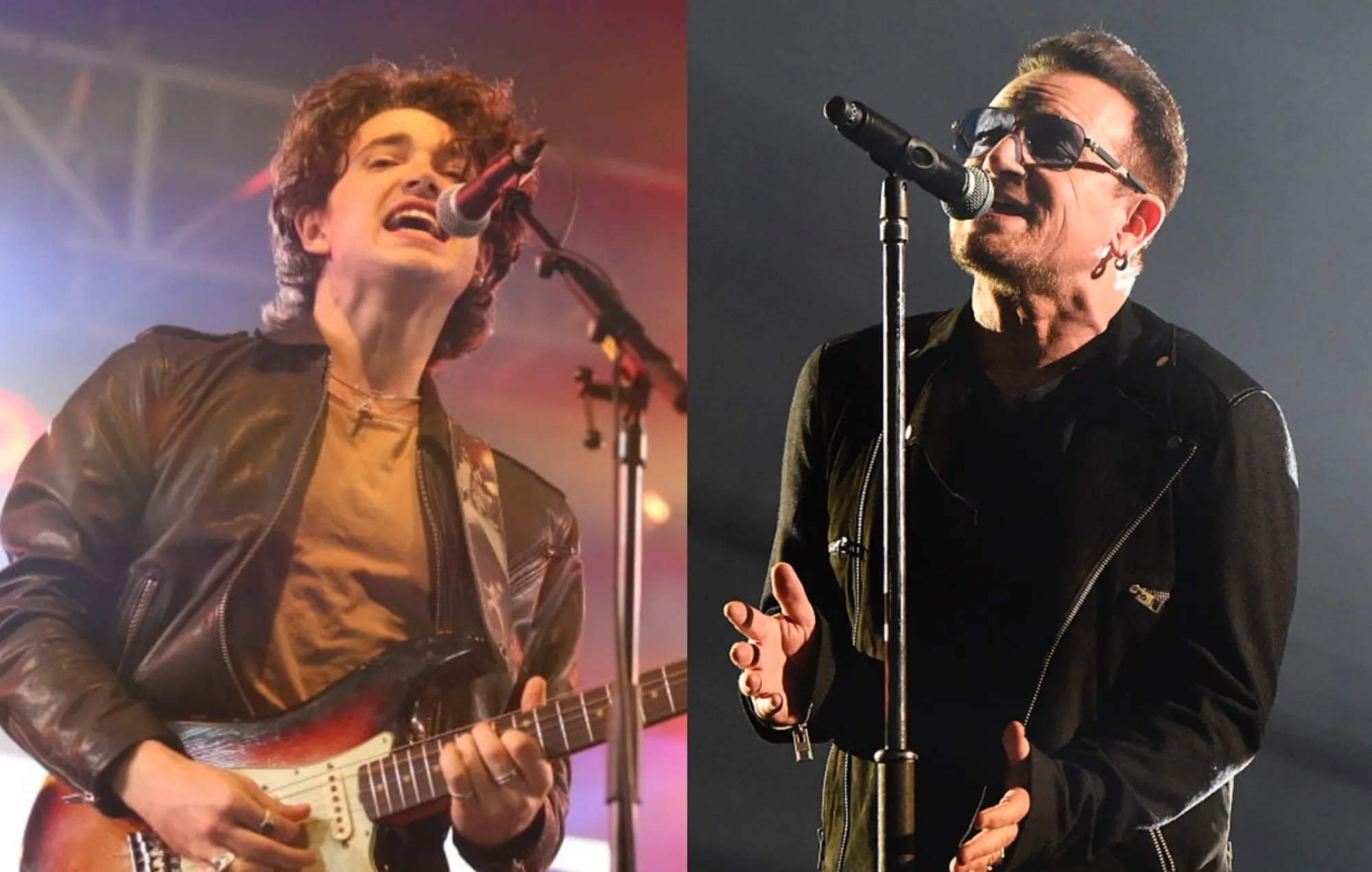 Bono and his son