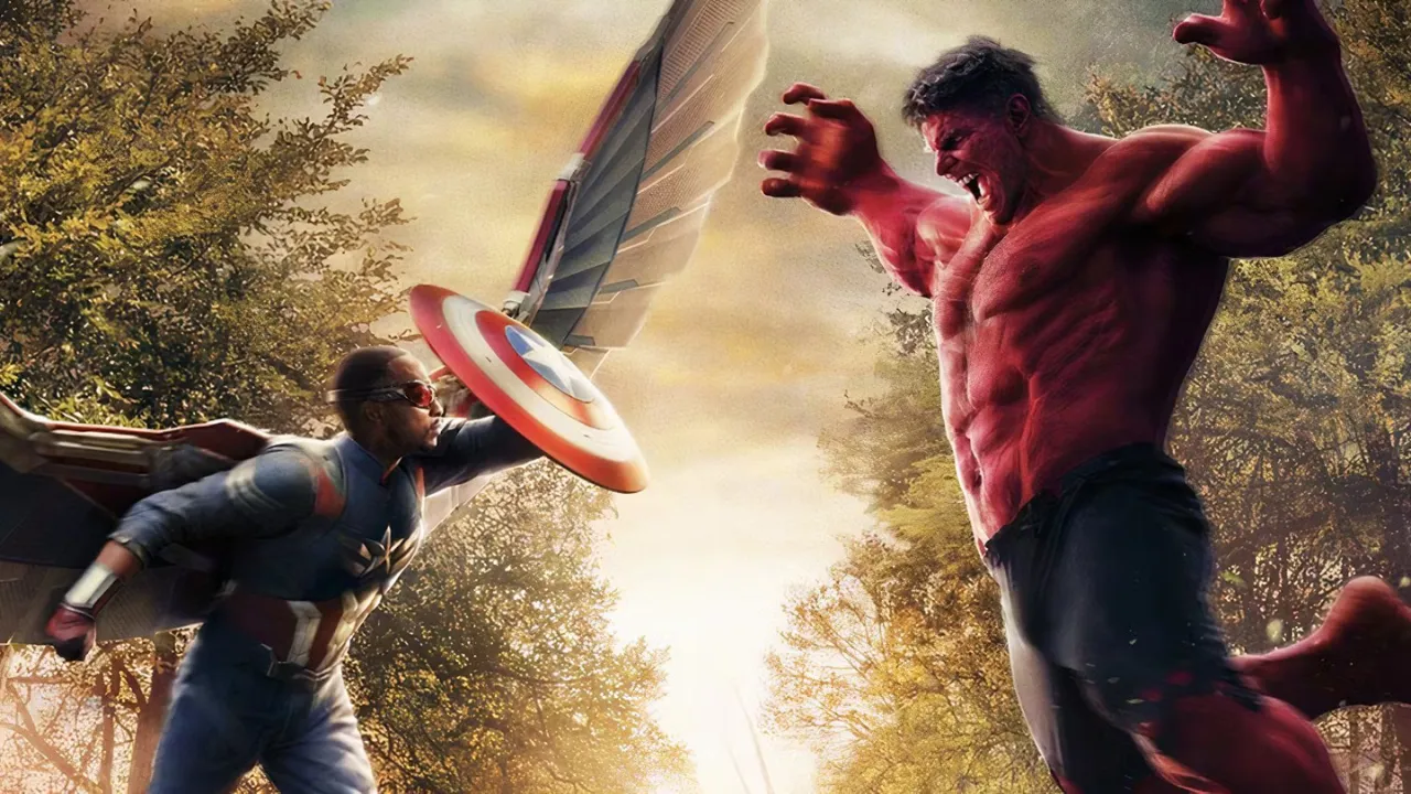 Red Hulk vs Captain America