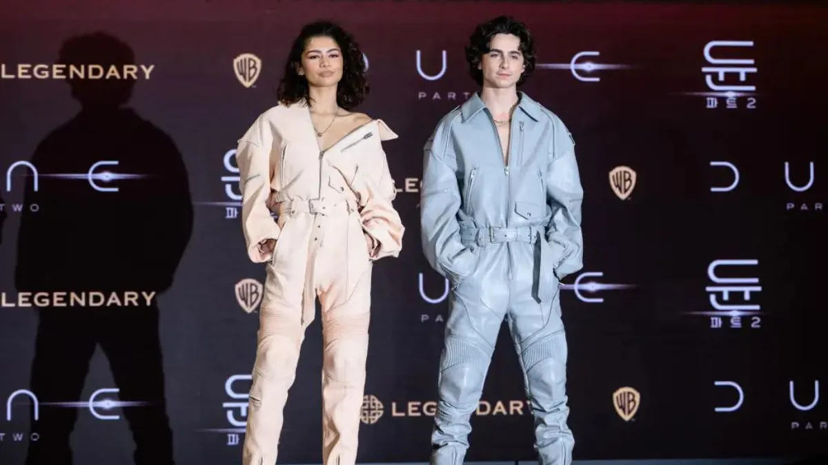 Zendaya and Timothée Chalamet dune