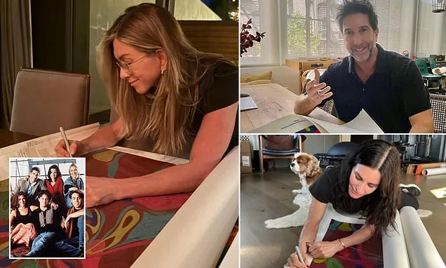 Friends cast reunite for tribute to co-star Matthew Perry... two years  after his tragic death aged 54 | Daily Mail Online