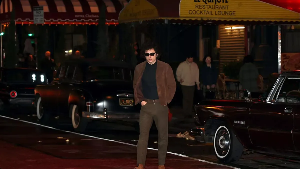 Timoth&eacute;e Chalamet Bob Dylan