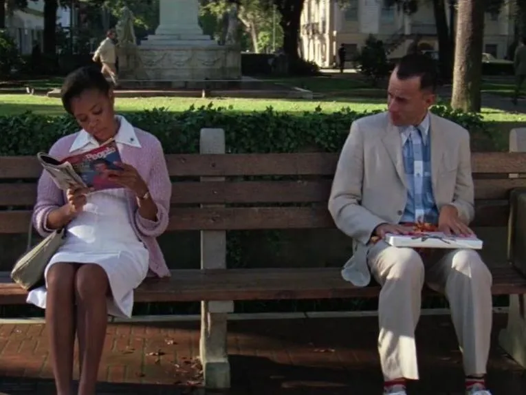 In Forrest Gump, the titular character says the famous quote 